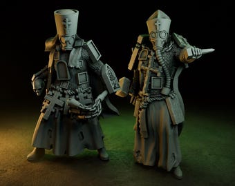 Pilgrim Trench Punishers | Wargames & Crusade Grimdark Miniatures | 32mm Scale