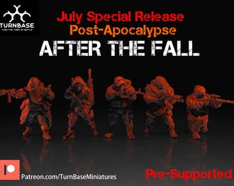 Post-Apocalypse Survivors - Grimdark Wargame - 28/32mm Tabletop Miniatures