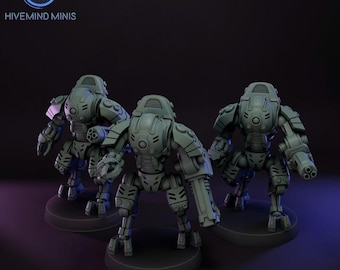 Spectre Stealth Droids: 28mm Sci-Fi Miniatures - Grimdark Proxy