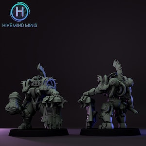Machines Vengeance | Droidkyn 40k Proxy Model | 28mm Heroic Sci-Fi Miniature for Tabletop Wargames | Votann-Compatible