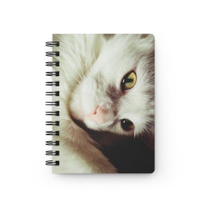 Whimsical Cat Spiral Bound Journal