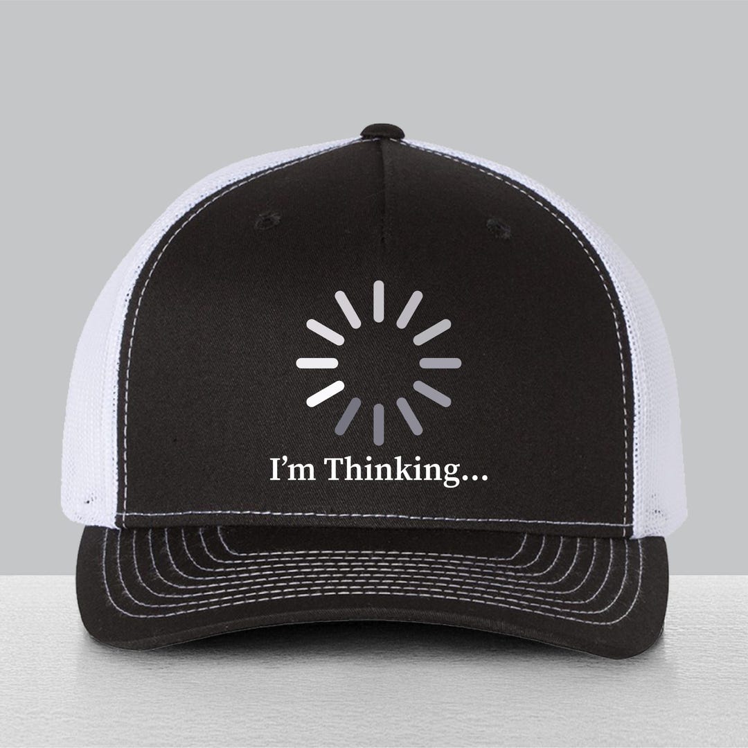 I'm Thinking Trucker Hat: Computer Programmer Gift - Etsy