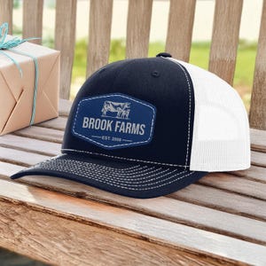 Personalized Farm Trucker Hat: Custom Cow Design, Farmer Gift image 7