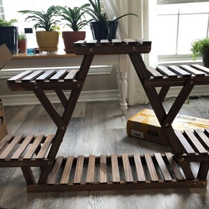 Tree Bookshelf With Light – 6-Tier Tall Shelf For Narrow Spaces, Adjustable Feet, Rustic Brown Display Shelf