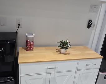 Farmhouse Buffet Cabinet, Coffee Bar Storage, Kitchen Sideboard