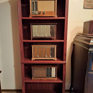 5-Shelf Wooden Bookcase – Freestanding Storage Rack for Living Room, Bedroom, or Home Office