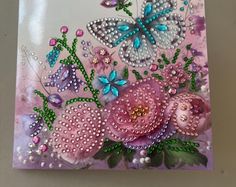 Any occasion handmade Crystal card