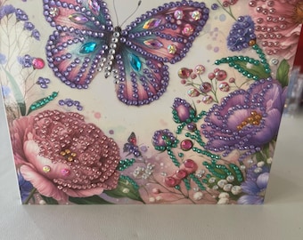Any occasion handmade Crystal card