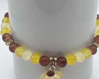 Sanrio-Inspired Puppy Charm Bracelet | Beaded Pastel Bracelet
