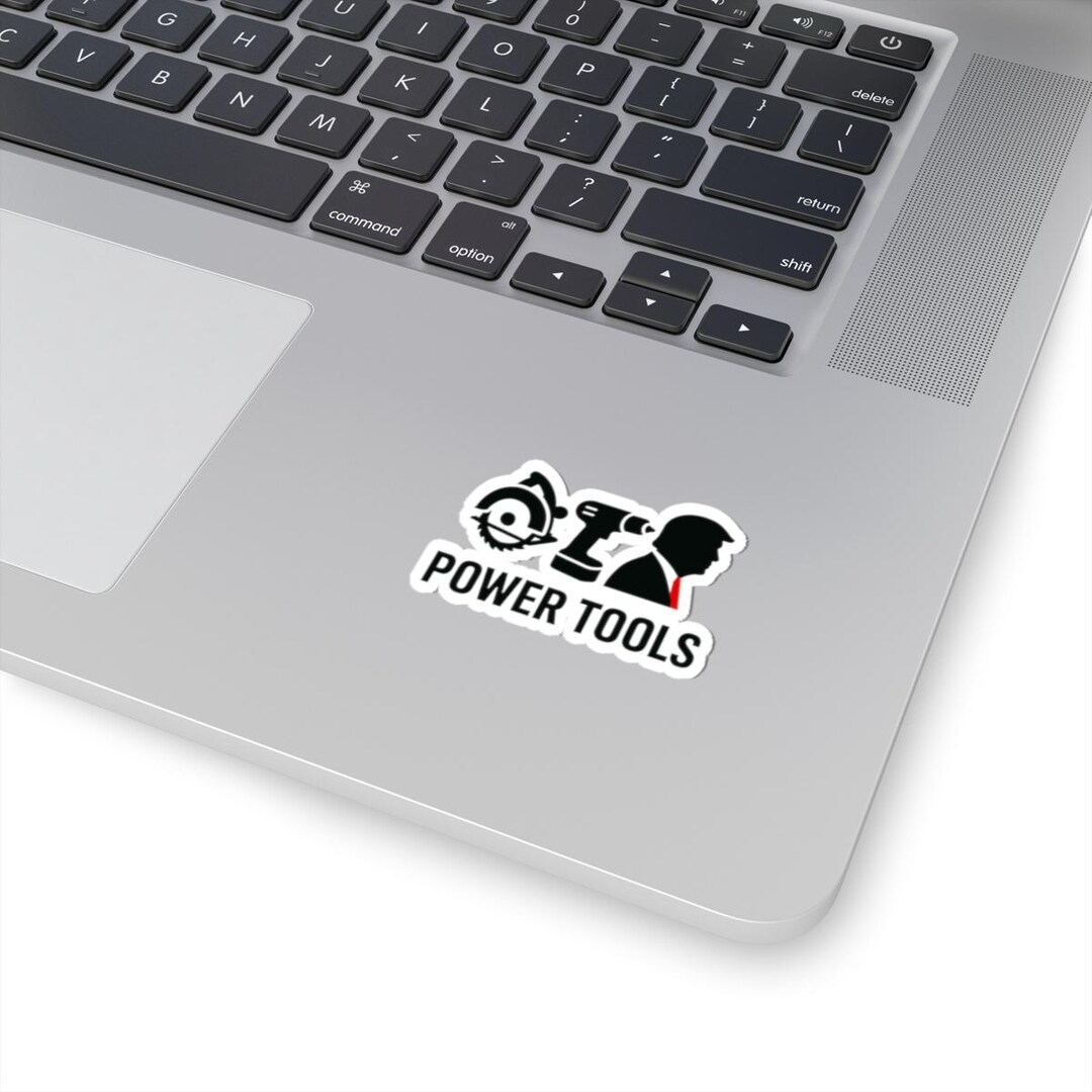 Power Tools Sticker Funny Political Tool Sticker With Trump Silhouette ...