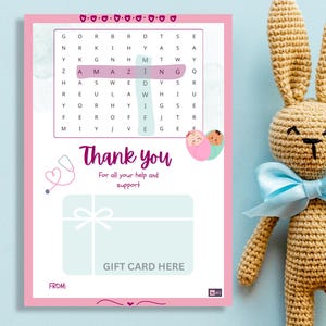 Midwife Gift Card - Celebrate Your Midwives Care - Gender-Neutral Printable Card - Midwife Appreciation Card