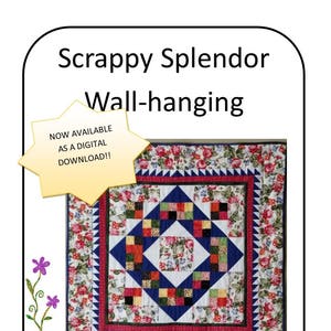 Patrón colgante de pared Scrappy Splendor