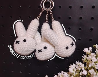 Crochet Miffy Key-chain