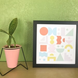GEOMETRIC SHAPES No. 2 Giclee Art Print