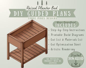 Raised Planter Bed Guided DIY Friendly