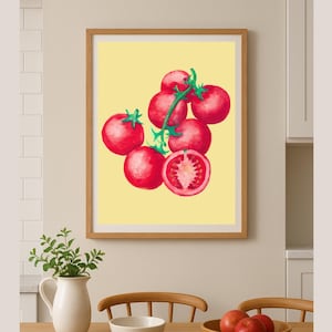 Tomato Watercolor Art