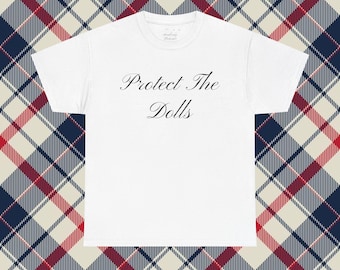 Camiseta gráfica "Protect The Dolls" - Camiseta unisex estilo vintage