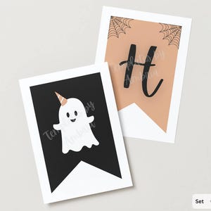 Happy Boo Day Birthday Banner, Halloween Themed Birthday Banner, Digital Birthday Banner