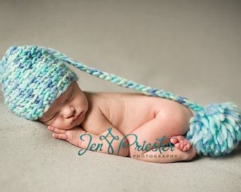 Descargar PDF patrón de crochet 016 - Gorro Pixie Recién Nacido - Fácil y Rápido