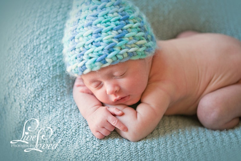 Download PDF crochet pattern 014 Newborn Little Gnome Hat Quick and Easy image 2