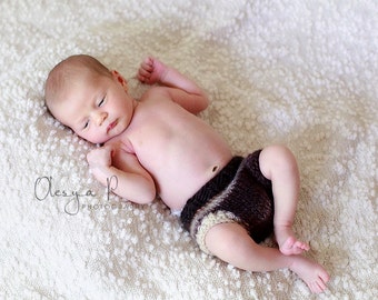 Download PDF knitting pattern k-15 - Newborn chunky diaper cover