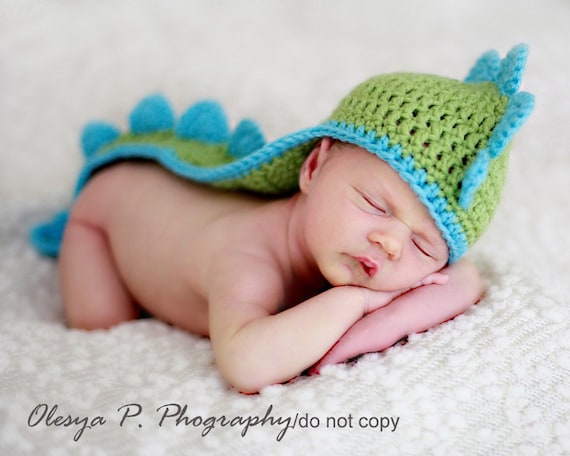 Download PDF Crochet Pattern 042 Dino Hat Multiple Sizes From.