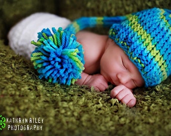Download PDF knitting pattern k-07 - Knit Newborn Pixie hat