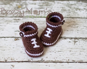 Download PDF crochet pattern b006 - Baby Football boots