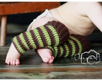 Download PDF crochet pattern - Ribbed leg warmers