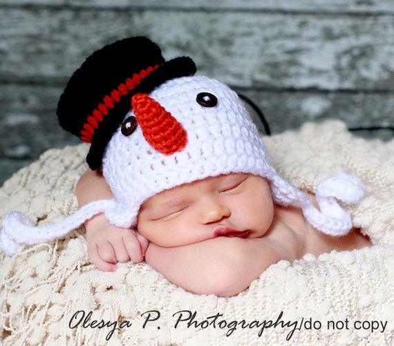 snowman earflap hat,knitted baby earflap,CUTE toddler earflap hat snowman earflap hat,knitted baby earflap,CUTE toddler earflap hat
