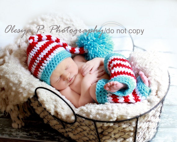 Download PDF Crochet Pattern Stocking Hat And Leg Warmers - Etsy