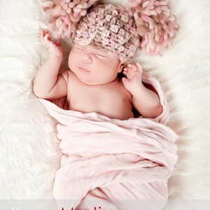 Download PDF crochet pattern 015 Newborn Firework Hat Quick and Easy image 3