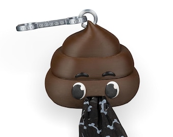 3D Printed Dog Waste Bag Dispenser • Leash Attachment