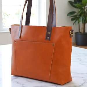 Leather Tote bag for Women large leather tote bag laptop work bag Leather Shoulder Bag Leather everyday Laptop work bag