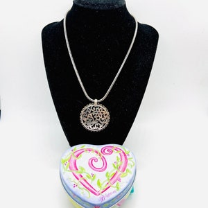 BRIGHTON SONG BIRD Silver Necklace Retired Original Box Fine Vintage Designer Jewelry