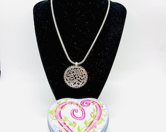 BRIGHTON SONG BIRD Silver Necklace Retired Original Box Fine Vintage Designer Jewelry