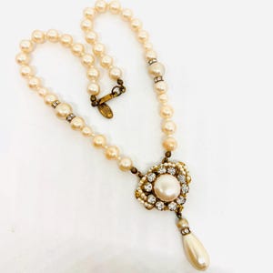 30s Miriam Haskell Chain Necklace - Lucky Vintage