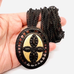 JAY FEINBERG Strongwater Multi Chain Maltese Cross Necklace Vintage Designer Jewelry