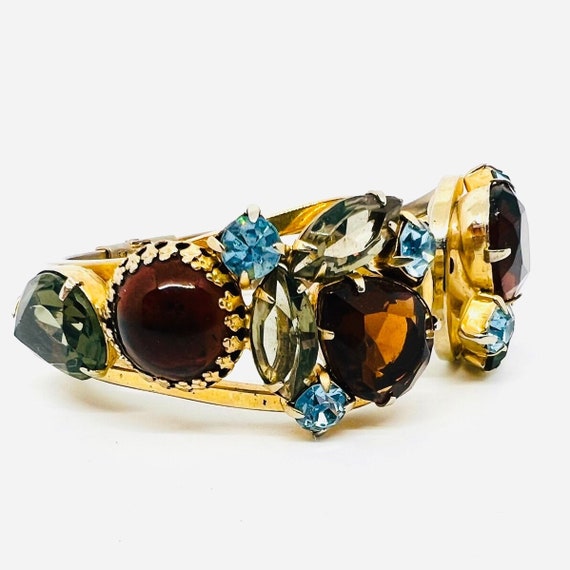 JULIANA Delizza & Elster Topaz Blue Rhinestone Cl… - image 3