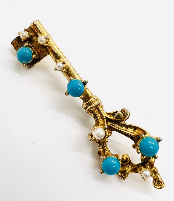 Fancy Key Charms | Large Skeleton Key Pendant | Filigree Victorian Antique Key Necklace Making | Princess Jewellery (1 Piece / Gold / 31mm x 83mm / 2