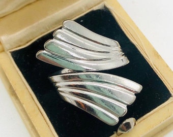 ESPO Sterling Silver Bypass Wrap Ring Joeseph  Esposito 6.3gm Sz 6  Fine Vintage Designer Jewelry