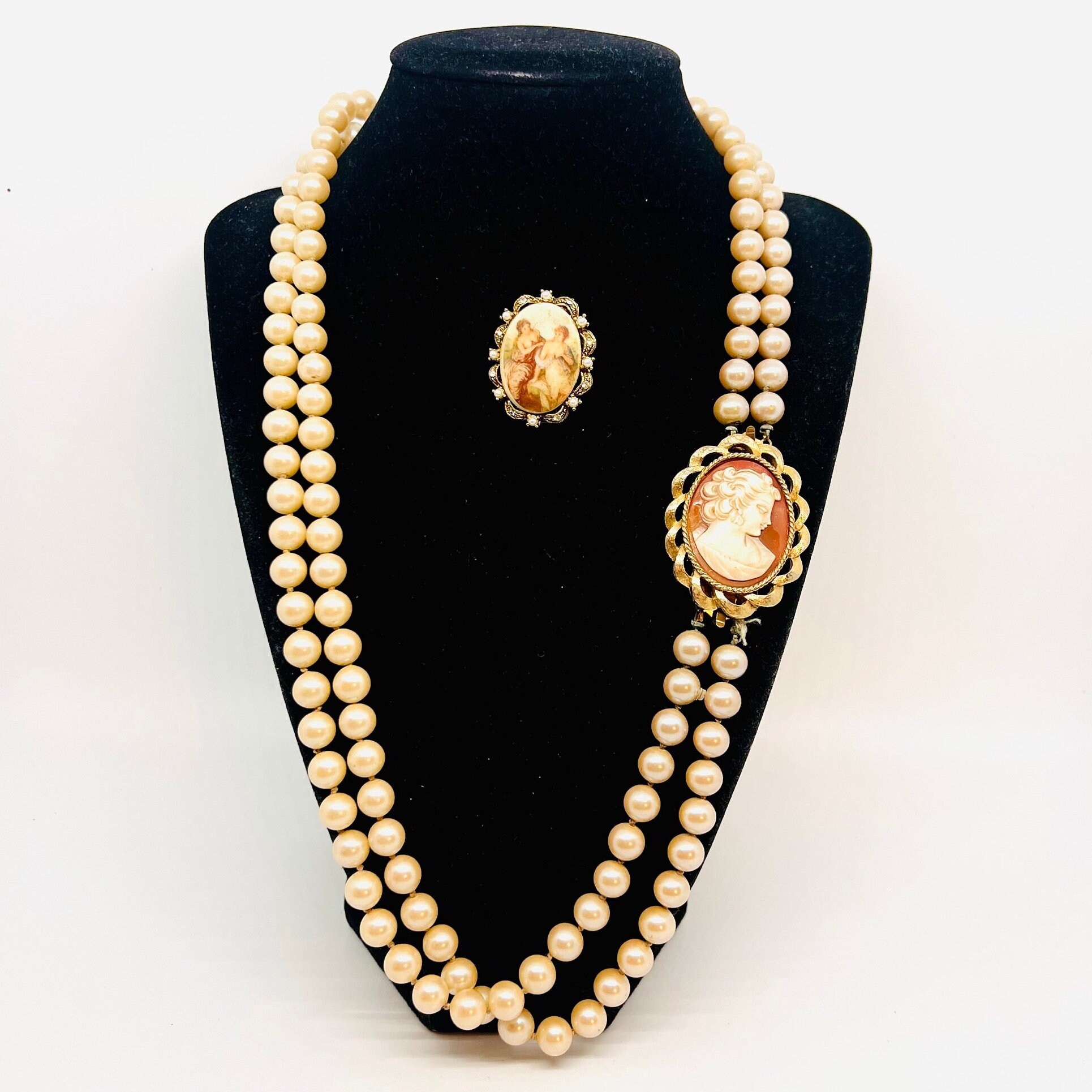 Parure De Bijoux PANETTA – Boucles D’oreilles Et Collier (set) à Cristaux – Occasion