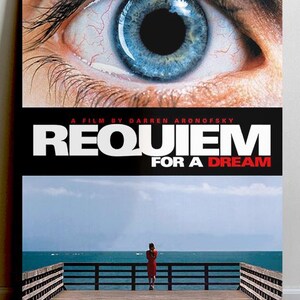 Requiem für einen Traum | Jared Leto Glanz Poster | Filmkunst Druck | Film Memorabilien | Einzigartiges Design | Wanddekoration