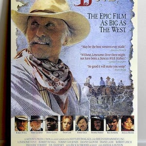 Póster brillante de Lonesome Dove de Robert Duvall y Tommy Lee Jones, arte clásico de programas de televisión del Oeste, decoración del Viejo Oeste, regalo para fanáticos de las películas del Oeste, vintage