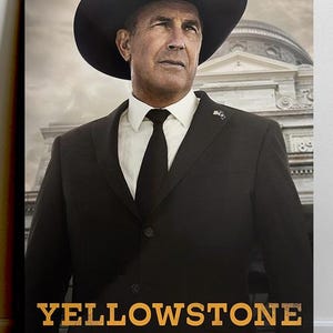 Yellowstone Kevin Kostenner Premium Gloss Poster | TV-Sendung Yellowstone Design | Fan Art Decor für TV-Show-Liebhaber