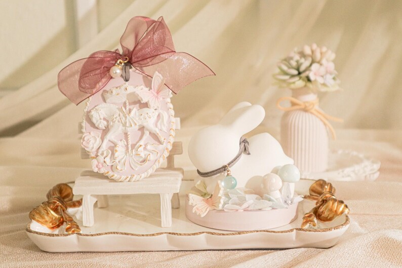 Handmade Scented Bunny and Carousel Diffuser Stones – Pastel Aroma ...