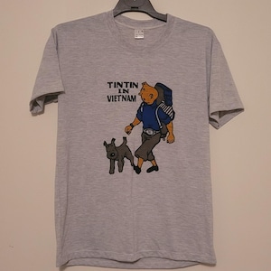 Vintage Tin Tin in Vietnam Tee Shirts Size Med & Lge