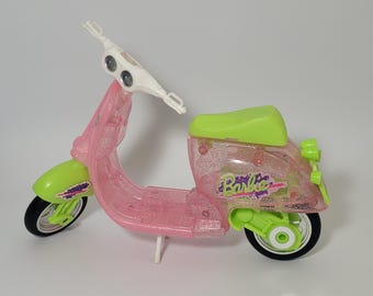 Bicicleta Vespa de juguete Barbie vintage de 1997