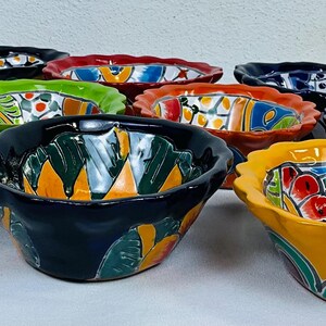 Hand-Painted Talavera Tray: Lead-Free Ceramic Dish image 2