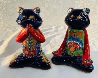 Talavera Yoga Frog